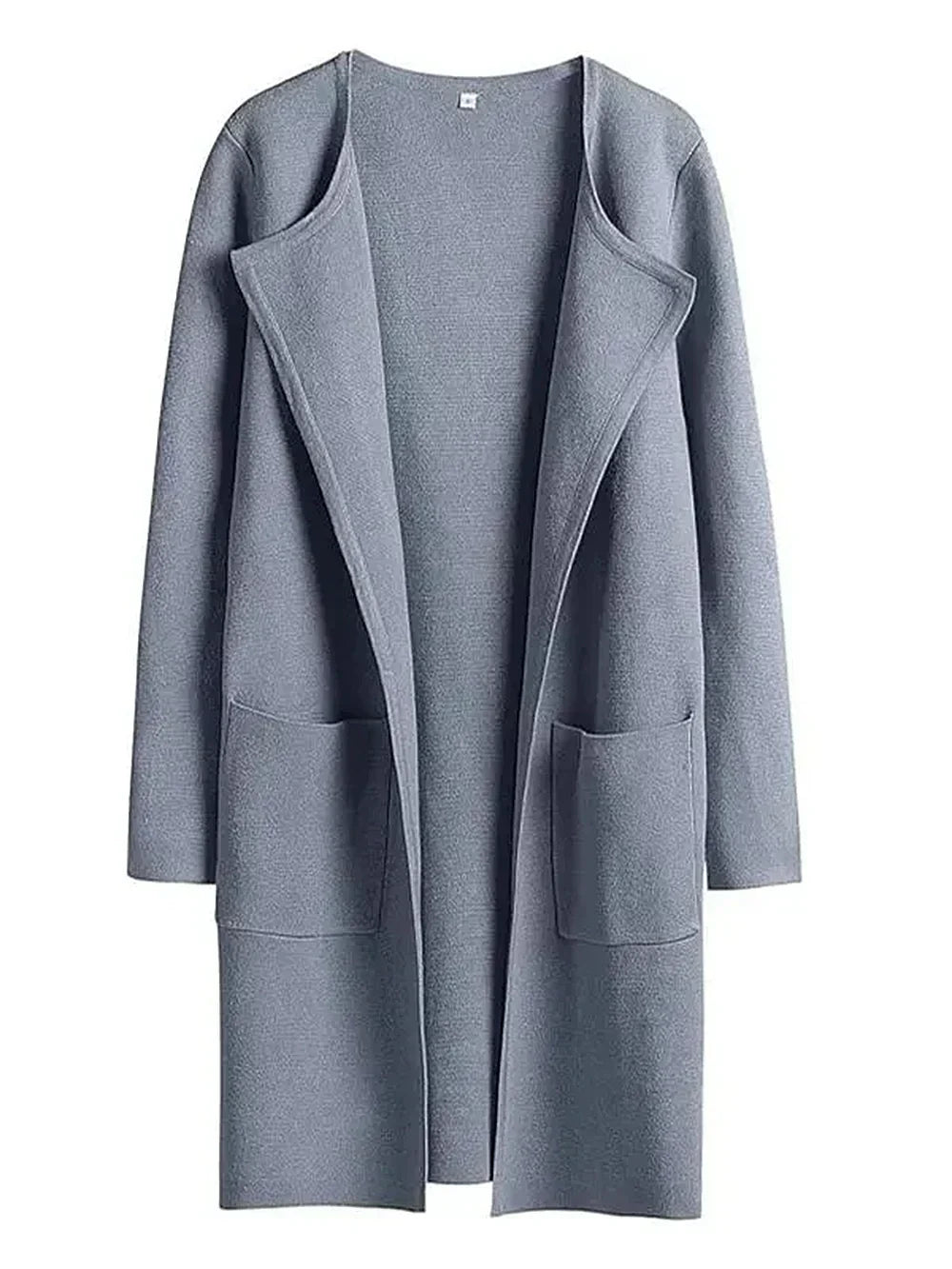 Mirla | Kappa Lös Passform Knälång Bred Revers Minimalistisk Design-Eva Jonsson