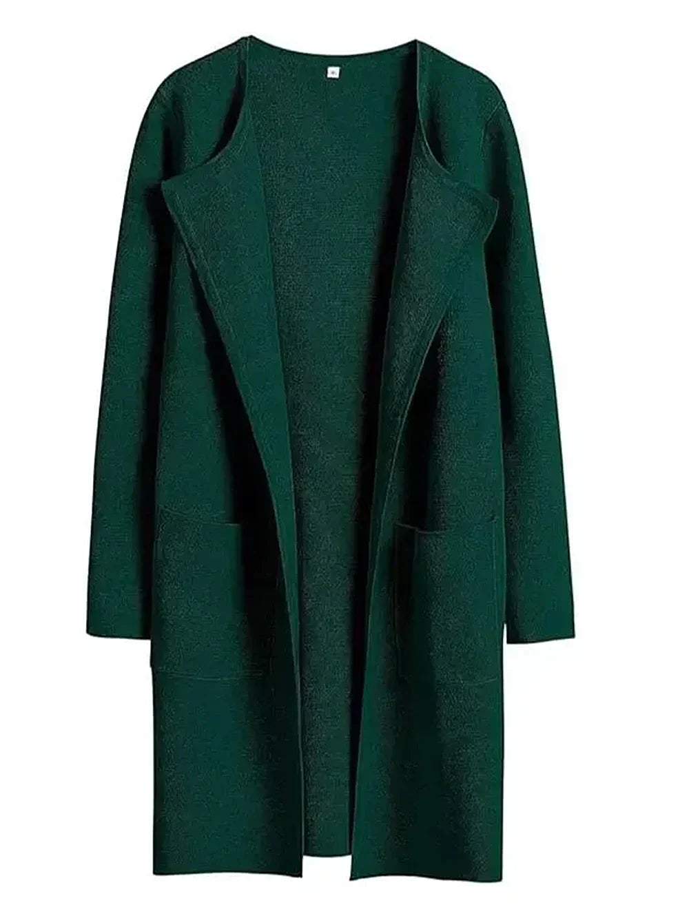 Mirla | Kappa Lös Passform Knälång Bred Revers Minimalistisk Design-Eva Jonsson