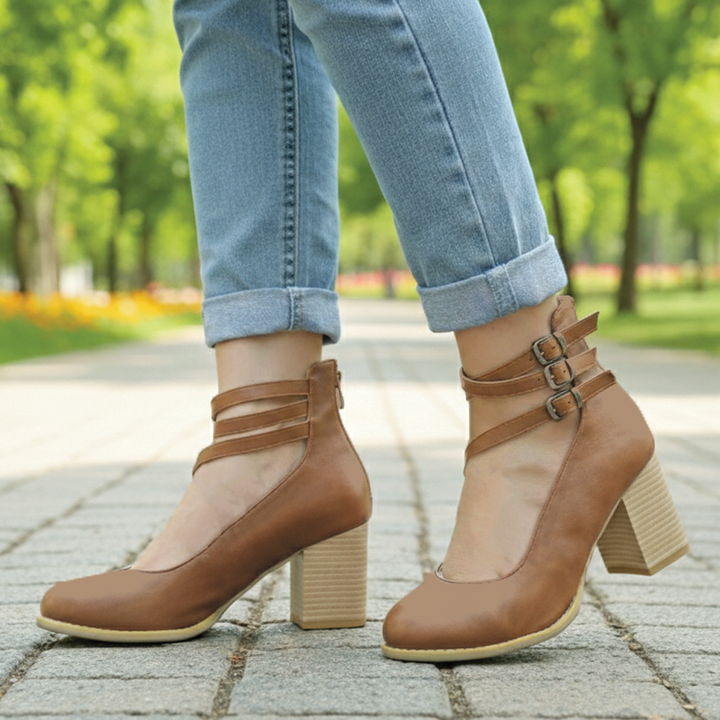 Mirla | Klackbästa ankle skor-Eva Jonsson