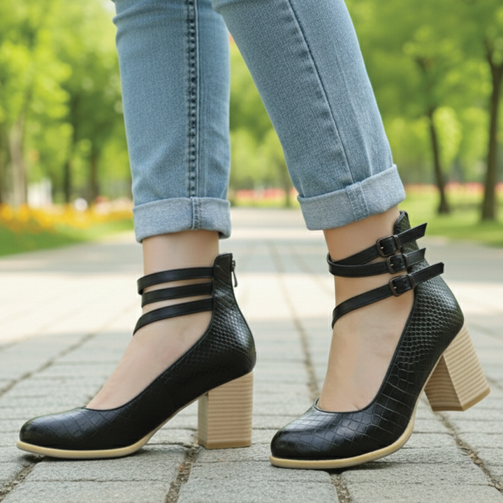 Mirla | Klackbästa ankle skor-Eva Jonsson