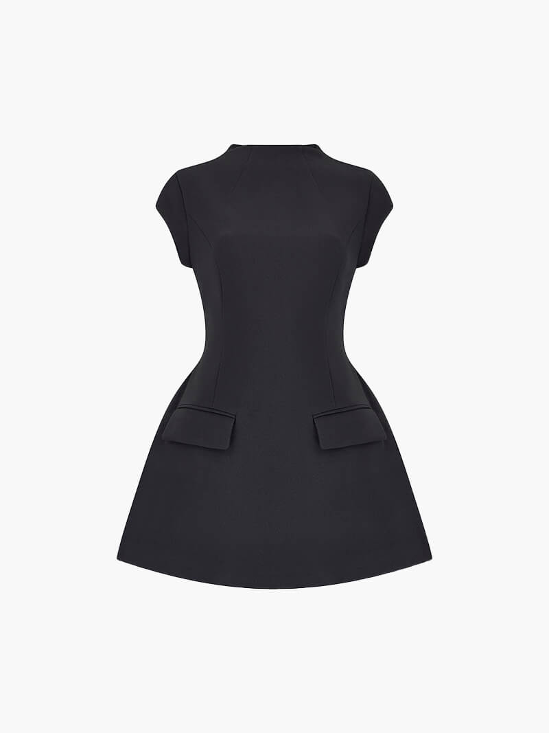 Mirla | Klänning - Elegant Svart - Perfekt för Romantiska Kvällar-Eva Jonsson