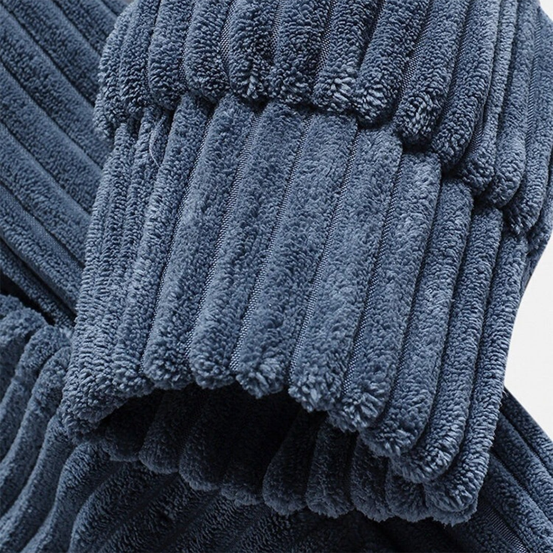 Mirla | Klassiker Hoodie Av Kordmaterial för Män-Eva Jonsson