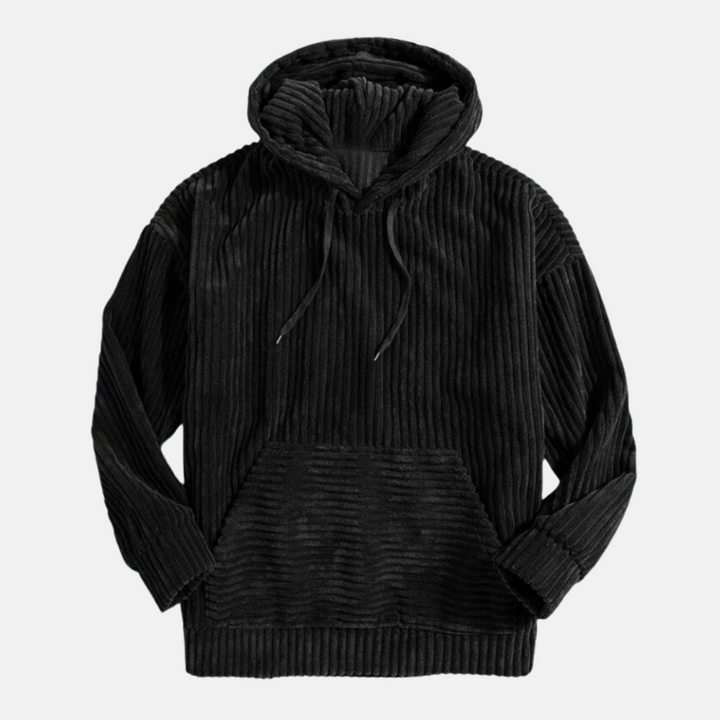 Mirla | Klassiker Hoodie Av Kordmaterial för Män-Eva Jonsson