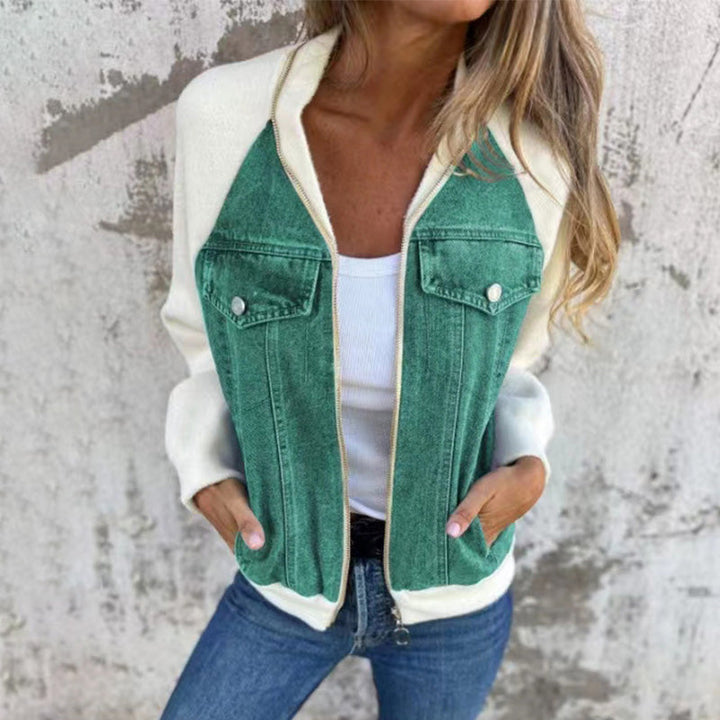 Mirla | Klassisk Avslappnad Dam Jeansjacka-Eva Jonsson