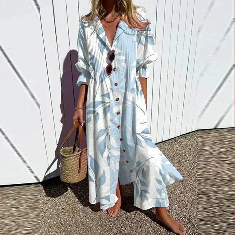 Mirla | Klassisk Boho Maxi Klänning-Eva Jonsson