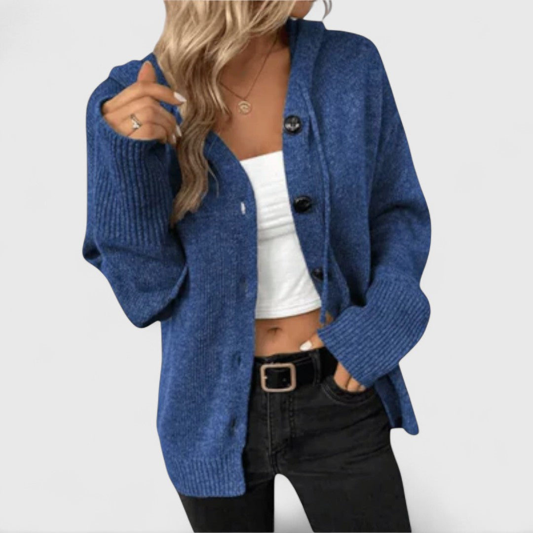 Mirla | Klassisk Cardigan med Knappar-Eva Jonsson