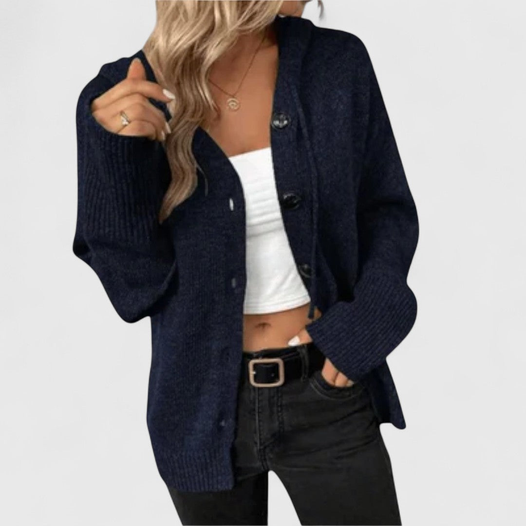 Mirla | Klassisk Cardigan med Knappar-Eva Jonsson