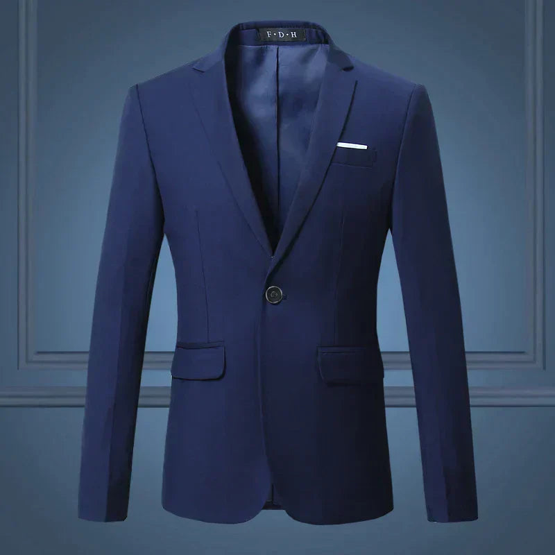 Mirla | Klassisk Enradig Blazer för Män-Eva Jonsson
