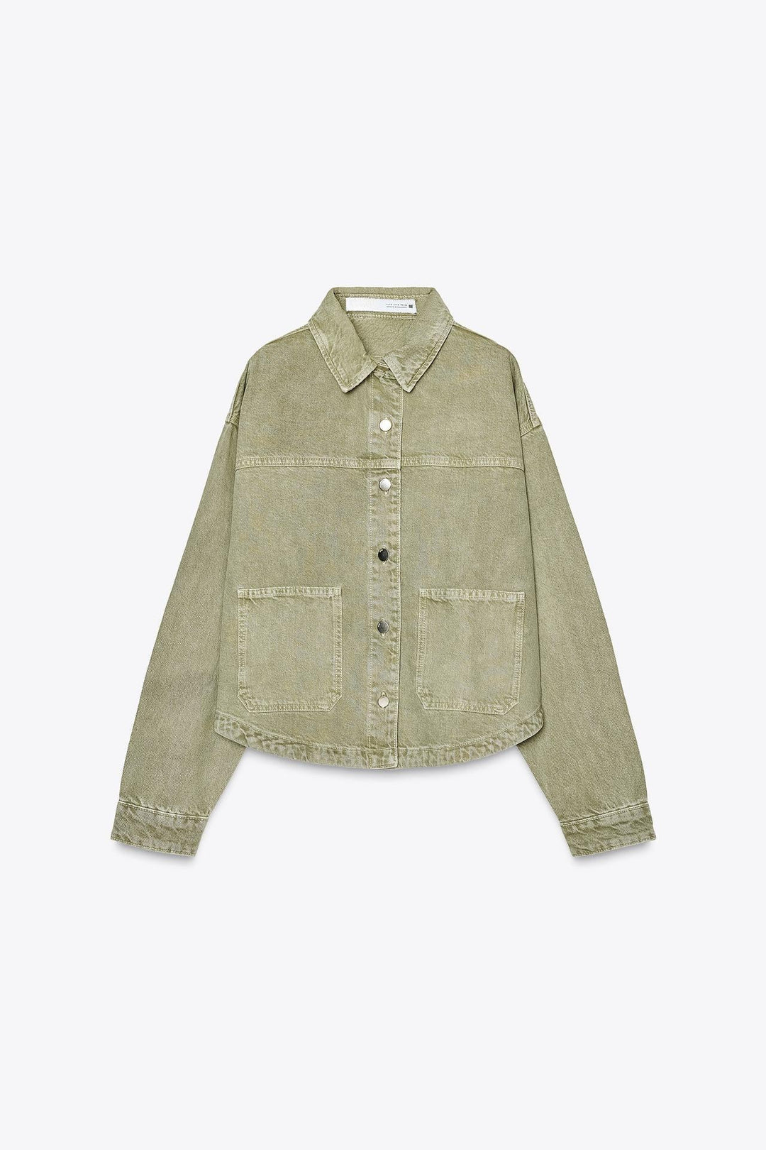 Mirla | Klassisk Khaki Denim-Jacka för Vardagen-Eva Jonsson