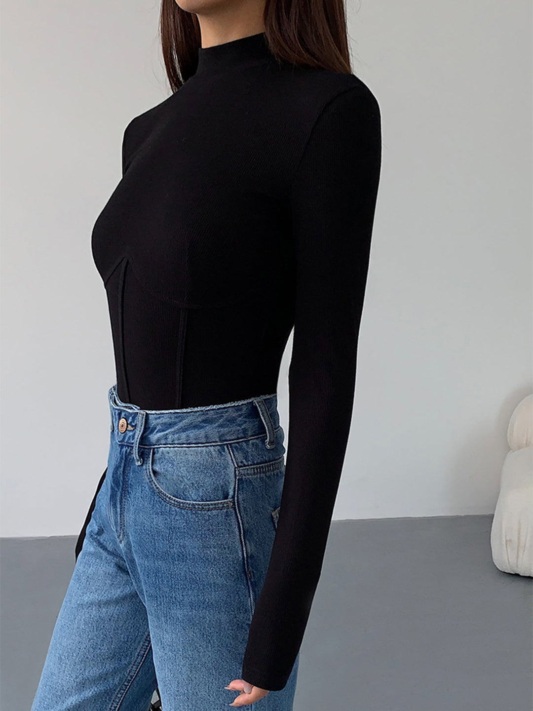 Mirla | Klassisk Slim Fit T-Shirt för Kvinnor-Eva Jonsson