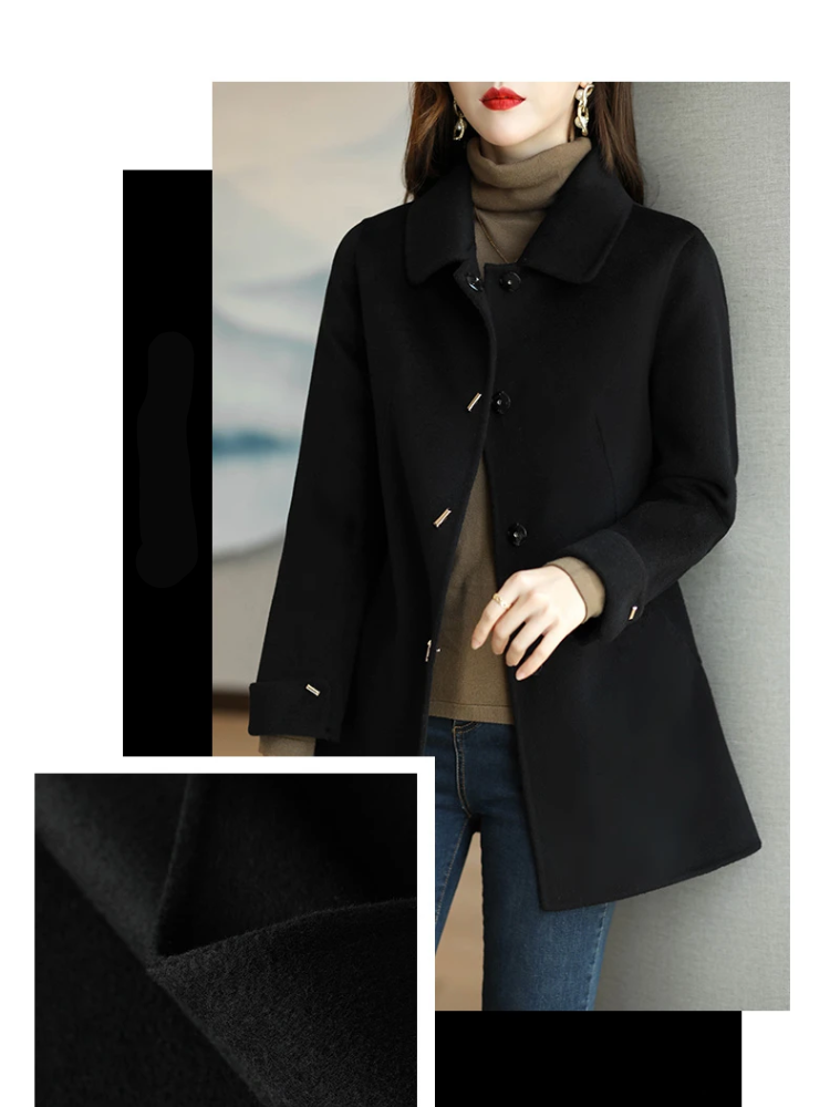 Mirla | Klassisk trenchcoat med spetskrage-Eva Jonsson