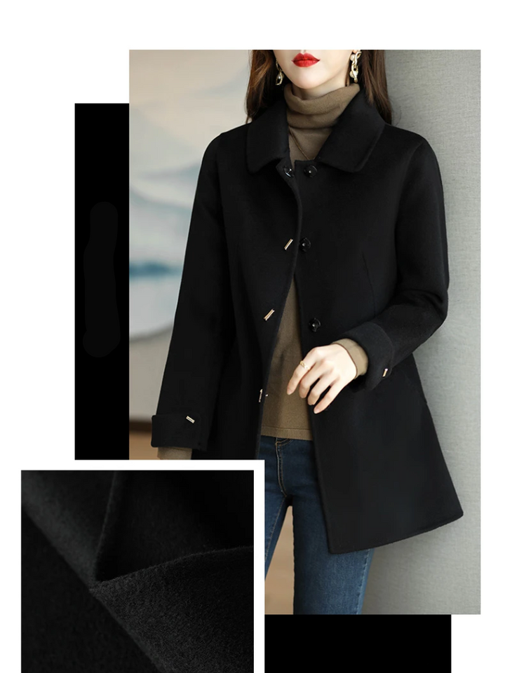 Mirla | Klassisk trenchcoat med spetskrage-Eva Jonsson
