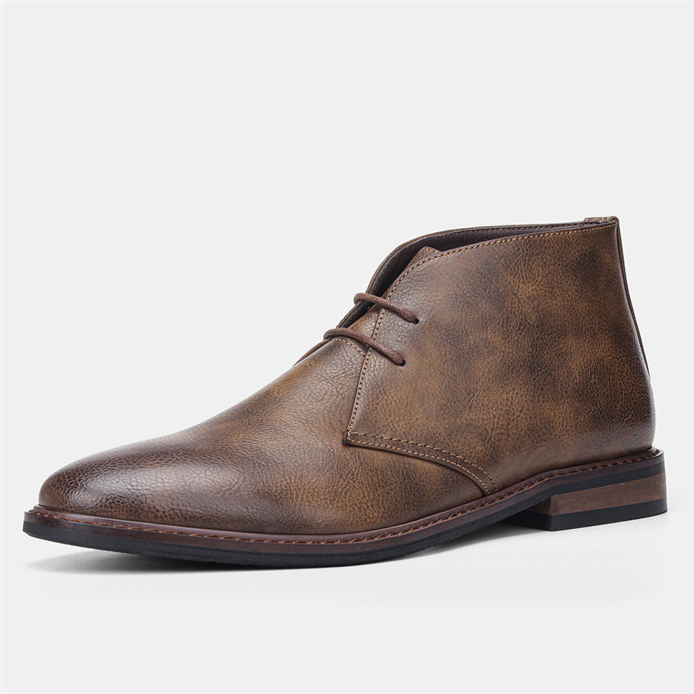 Mirla | Klassiska Herr Desert Boots I Vintage-stil Tidlös och Elegant-Eva Jonsson