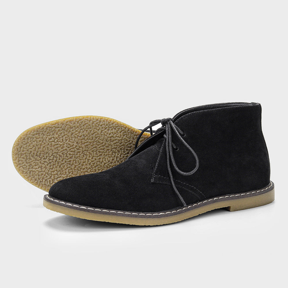 Mirla | Klassiska Herr Desert Boots I Vintage-stil Tidlös och Elegant-Eva Jonsson