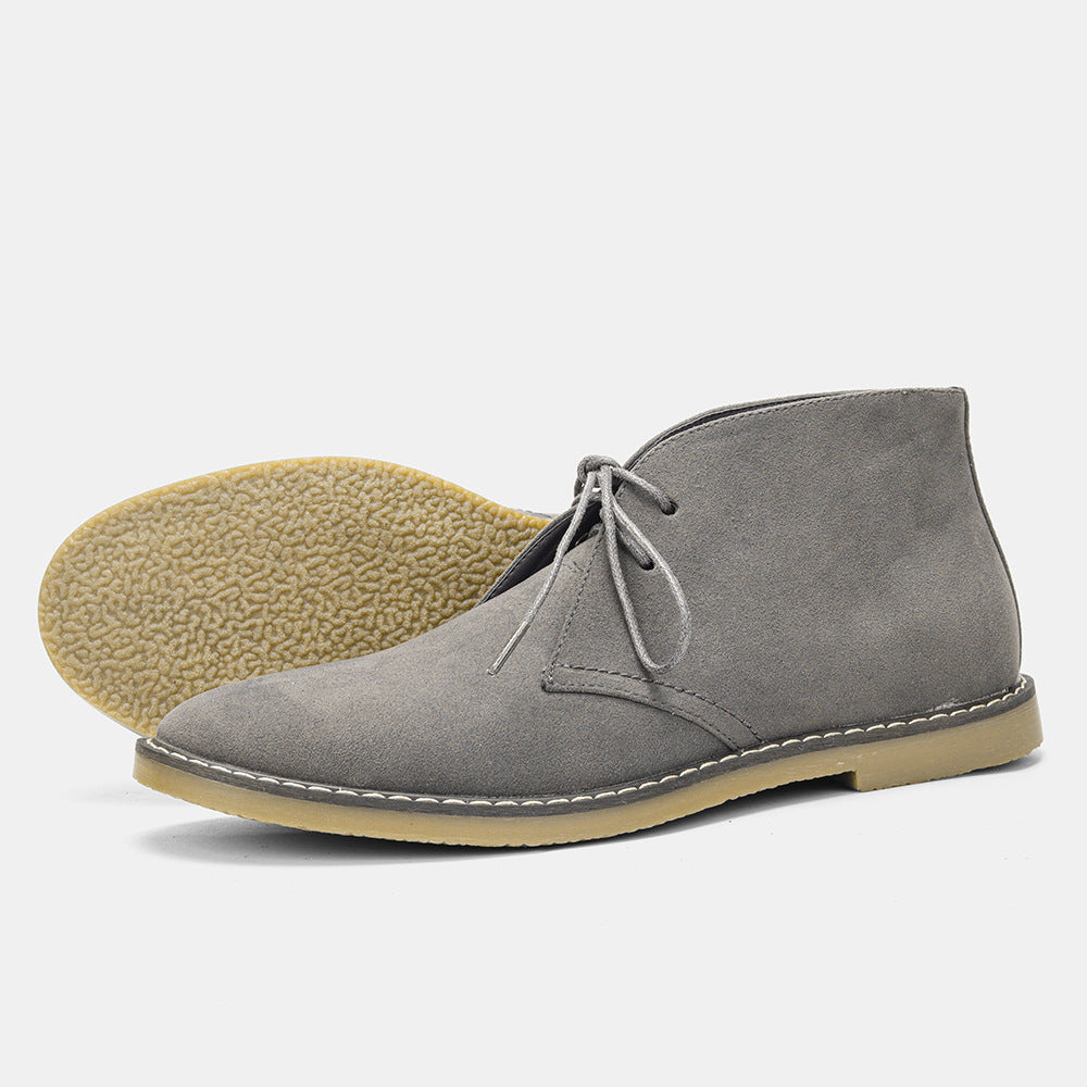 Mirla | Klassiska Herr Desert Boots I Vintage-stil Tidlös och Elegant-Eva Jonsson