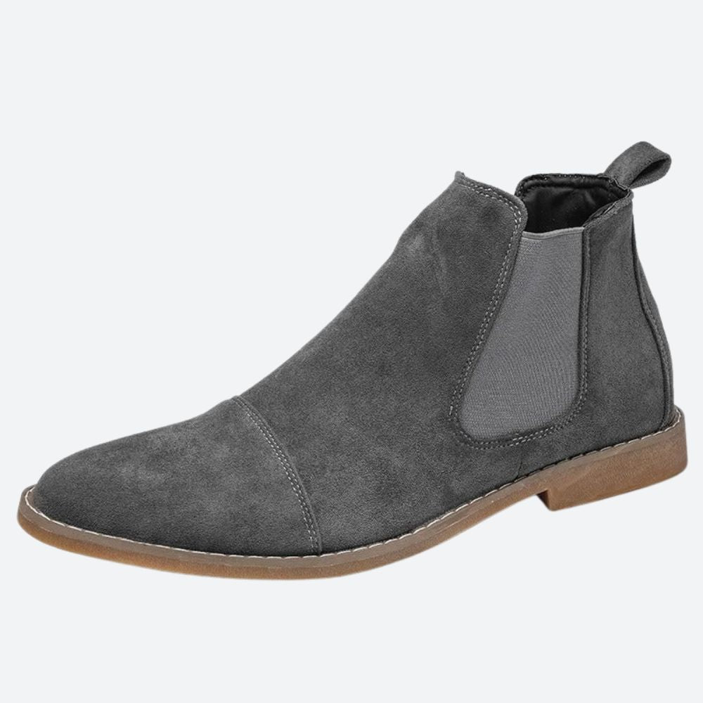 Mirla | Klassiska mockaskinn Chelsea Boots för herrar-Eva Jonsson