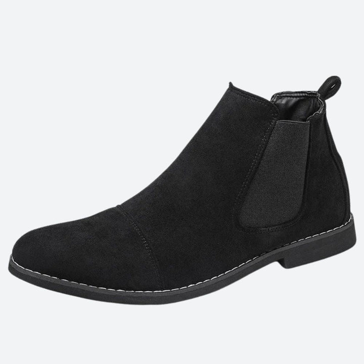 Mirla | Klassiska mockaskinn Chelsea Boots för herrar-Eva Jonsson