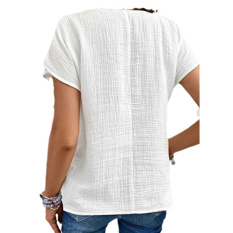 Mirla | Knapplista T-shirt-Eva Jonsson
