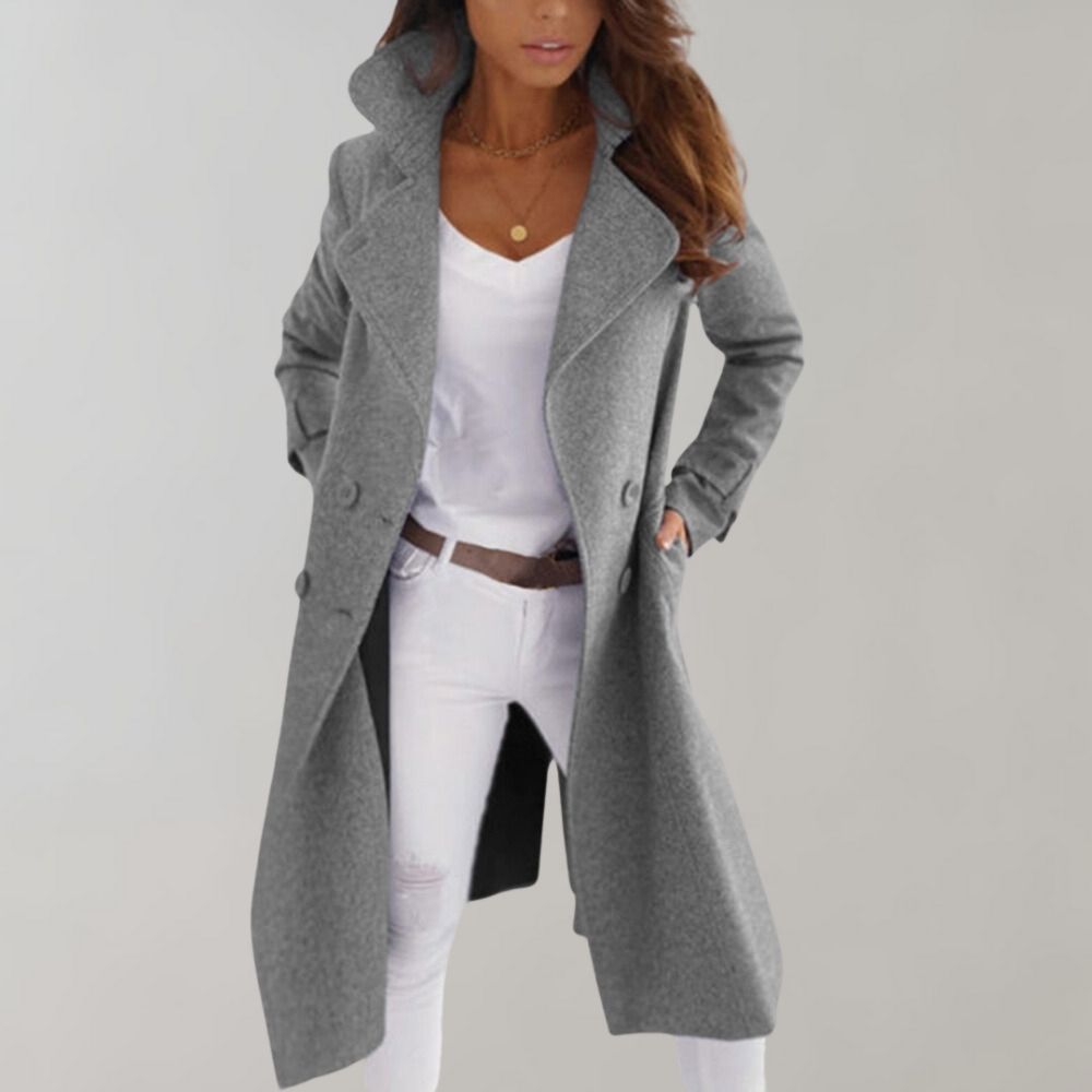 Mirla | Knäppt kappa för kvinnor-Eva Jonsson