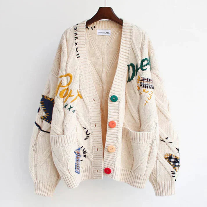 Mirla | Kofta med patchworkdetaljer-Eva Jonsson