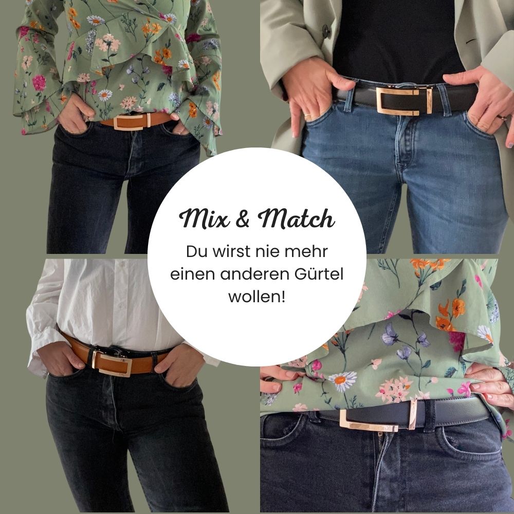 Mirla | Kombinera automatisk bälte + GRATIS presentpåse-Eva Jonsson