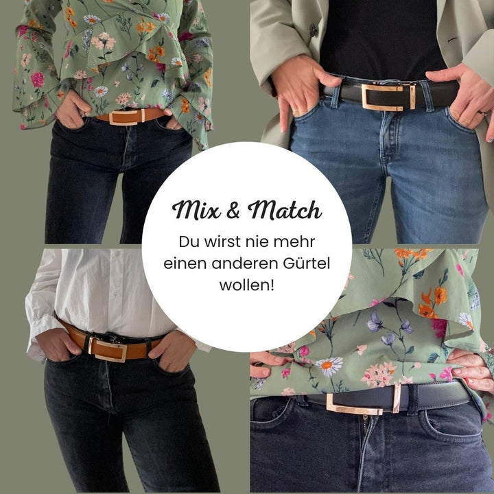Mirla | Kombinera automatisk bälte + GRATIS presentpåse-Eva Jonsson
