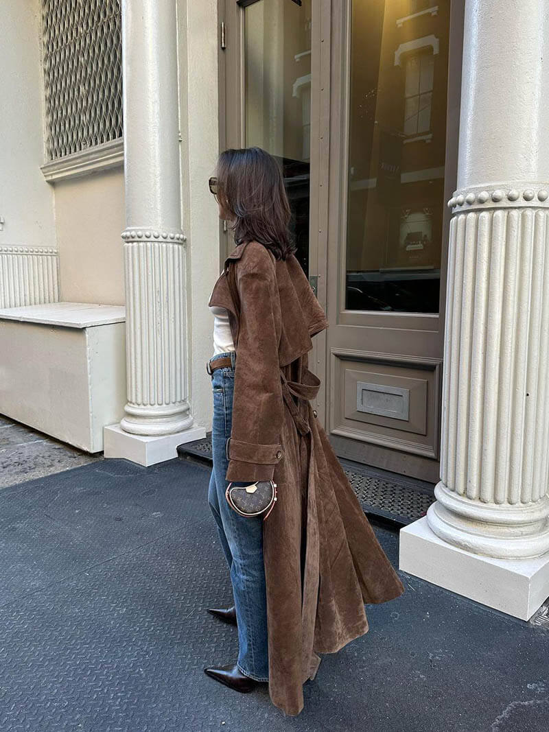 Mirla | Konstläder Trenchcoat-Eva Jonsson