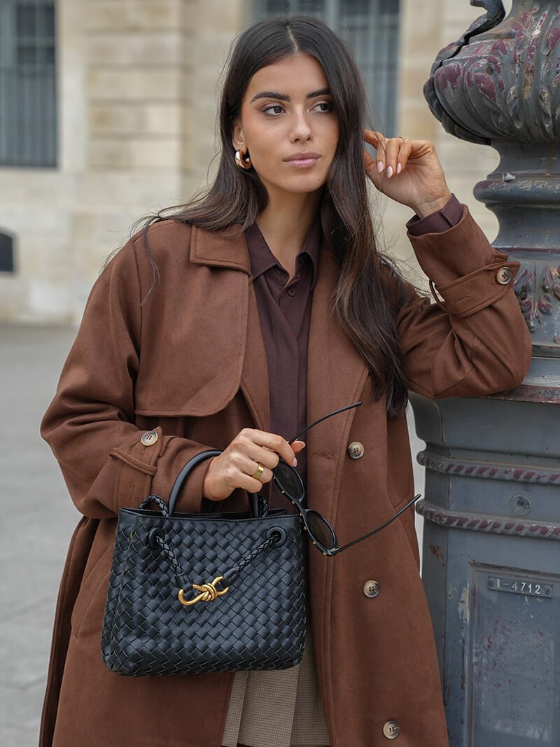 Mirla | Konstläder Trenchcoat-Eva Jonsson