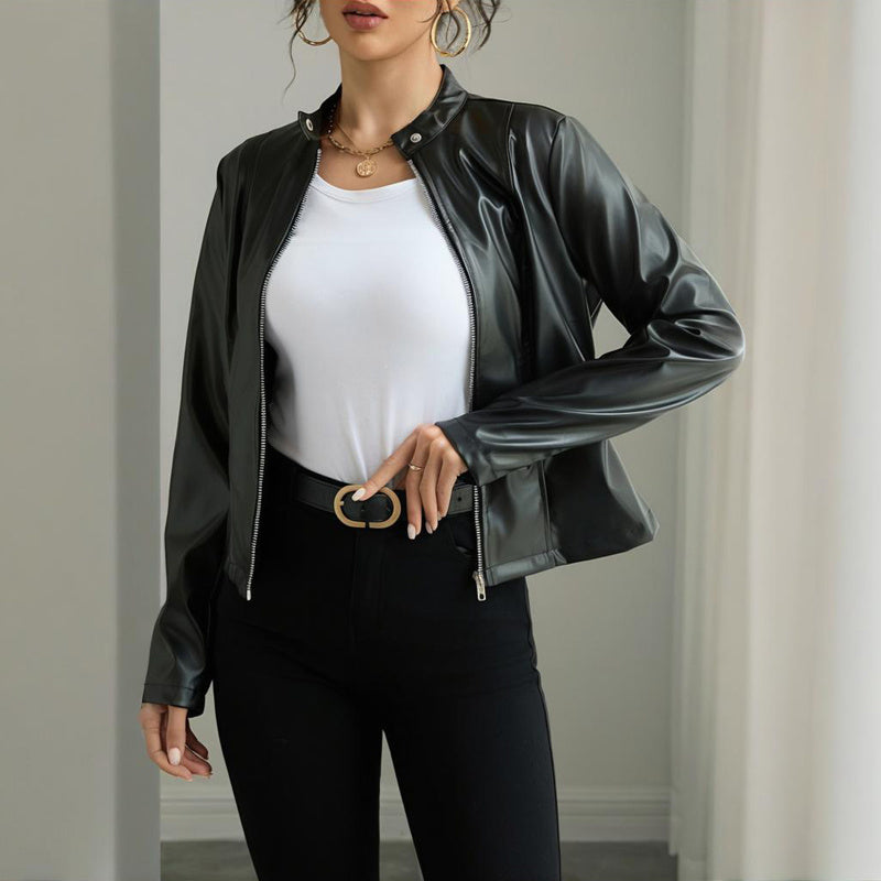 Mirla | Konstläderjacka-Eva Jonsson
