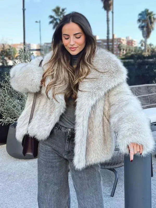 Mirla | Konstpälsjacka-Eva Jonsson