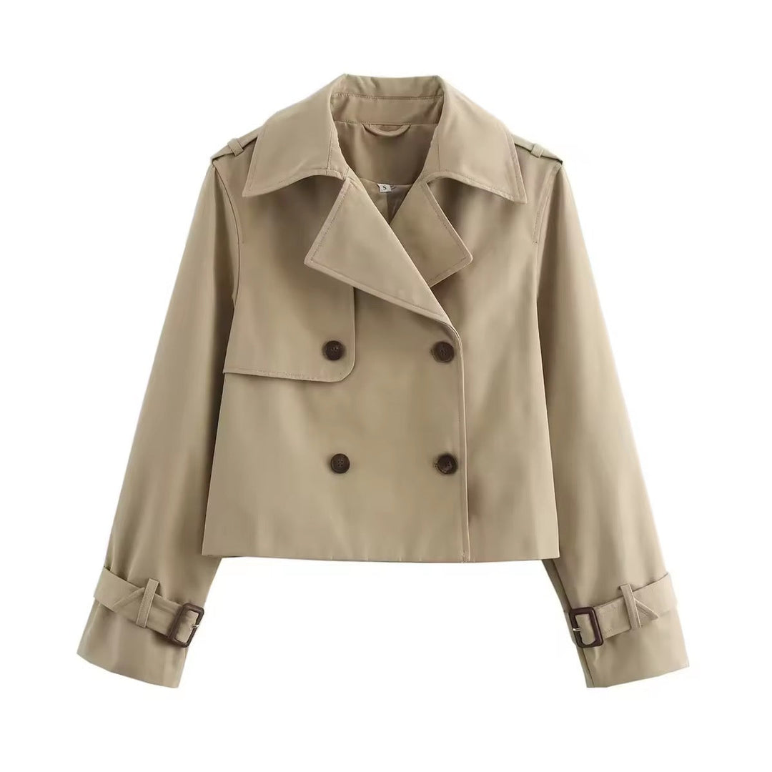 Mirla | Kort trenchcoat-Eva Jonsson