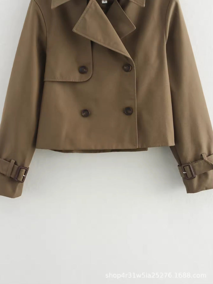 Mirla | Kort trenchcoat-Eva Jonsson