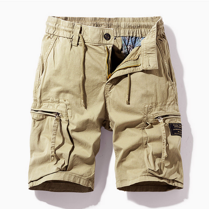 Mirla | Korta Byxor Sommar Cargo Shorts för Herrar Praktiska Fickor-Eva Jonsson