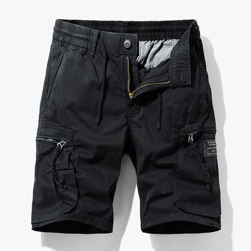 Mirla | Korta Byxor Sommar Cargo Shorts för Herrar Praktiska Fickor-Eva Jonsson