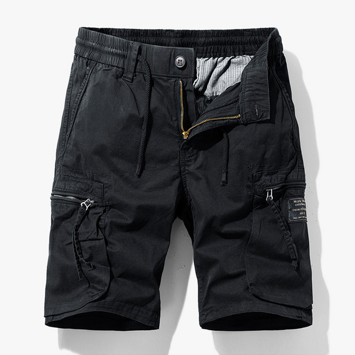 Mirla | Korta Byxor Sommar Cargo Shorts för Herrar Praktiska Fickor-Eva Jonsson