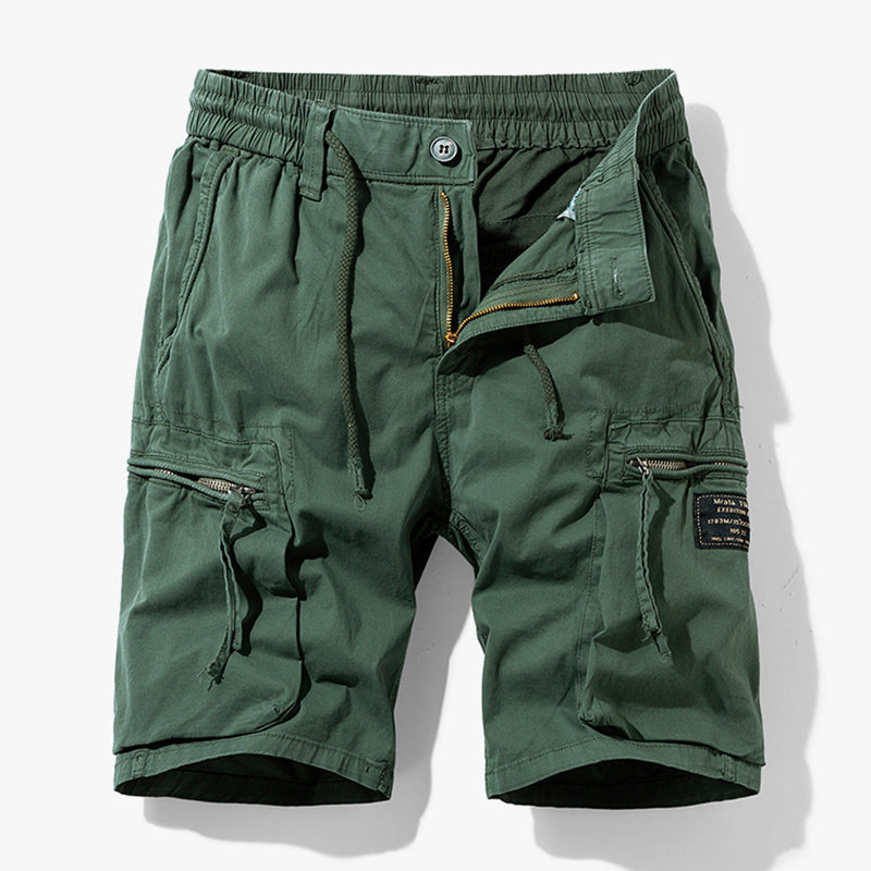 Mirla | Korta Byxor Sommar Cargo Shorts för Herrar Praktiska Fickor-Eva Jonsson