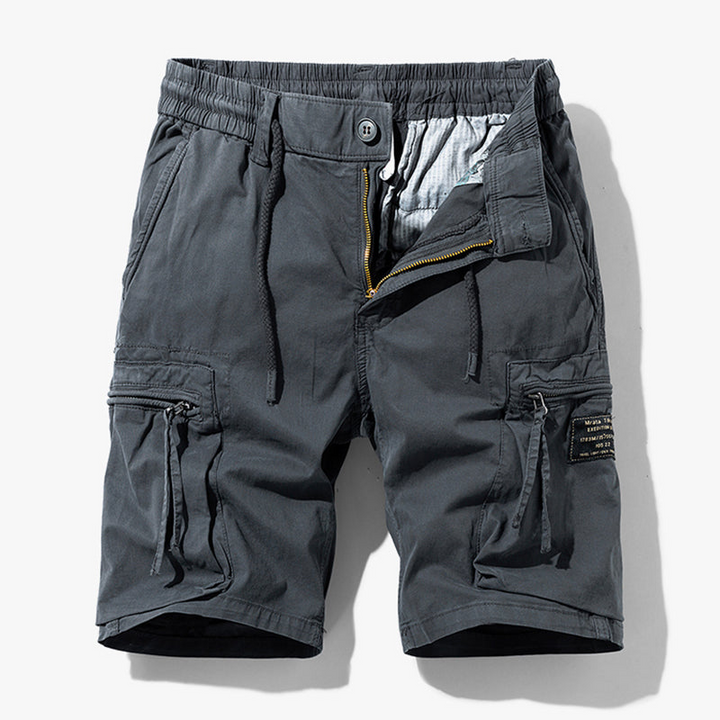 Mirla | Korta Byxor Sommar Cargo Shorts för Herrar Praktiska Fickor-Eva Jonsson