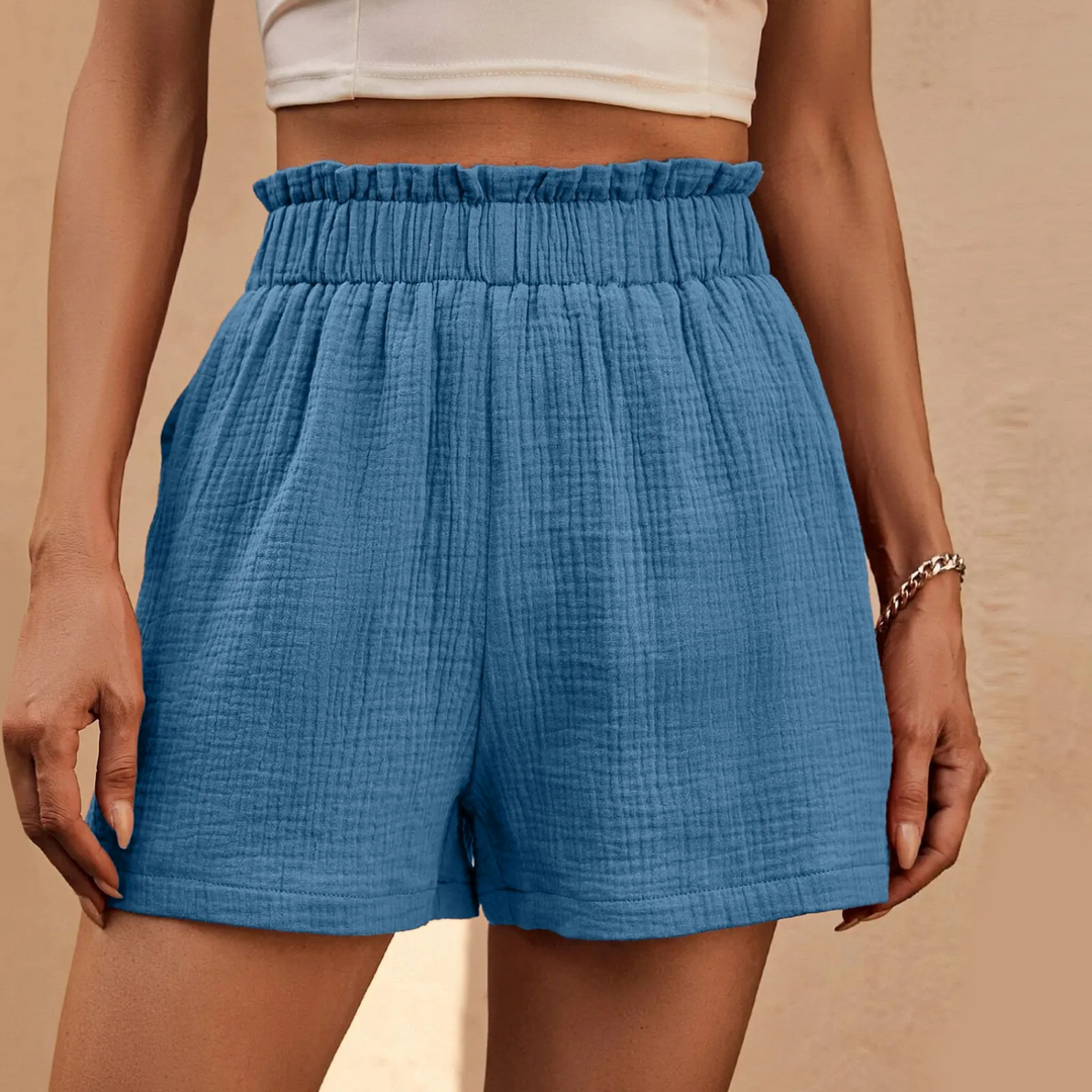 Mirla | Korta byxor - Högkvalitativ denim - Olika färger - Stilren sommarlook-Eva Jonsson