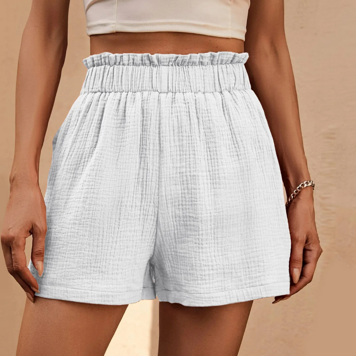 Mirla | Korta byxor - Högkvalitativ denim - Olika färger - Stilren sommarlook-Eva Jonsson