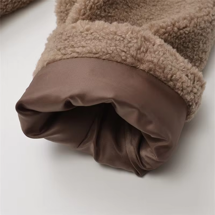 Mirla | Korts Damjacka med Teddyfleece-Eva Jonsson