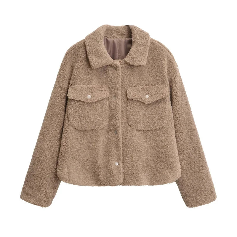 Mirla | Korts Damjacka med Teddyfleece-Eva Jonsson