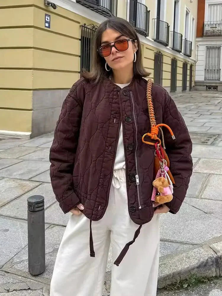 Mirla | Kvadret Vadderad Jacka-Eva Jonsson