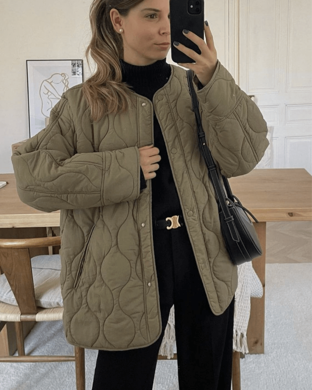 Mirla | Kvadret Vadderad Jacka-Eva Jonsson