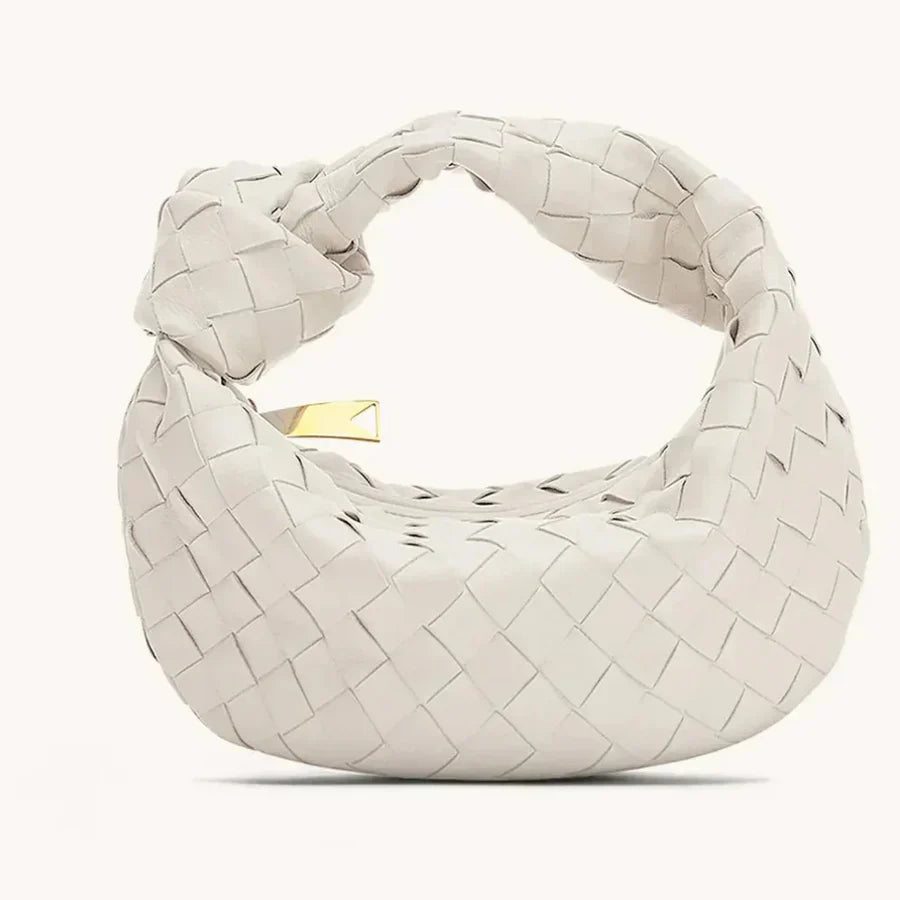 Mirla | Kvinna Handväska med Knytt Handtag Flätad-Eva Jonsson
