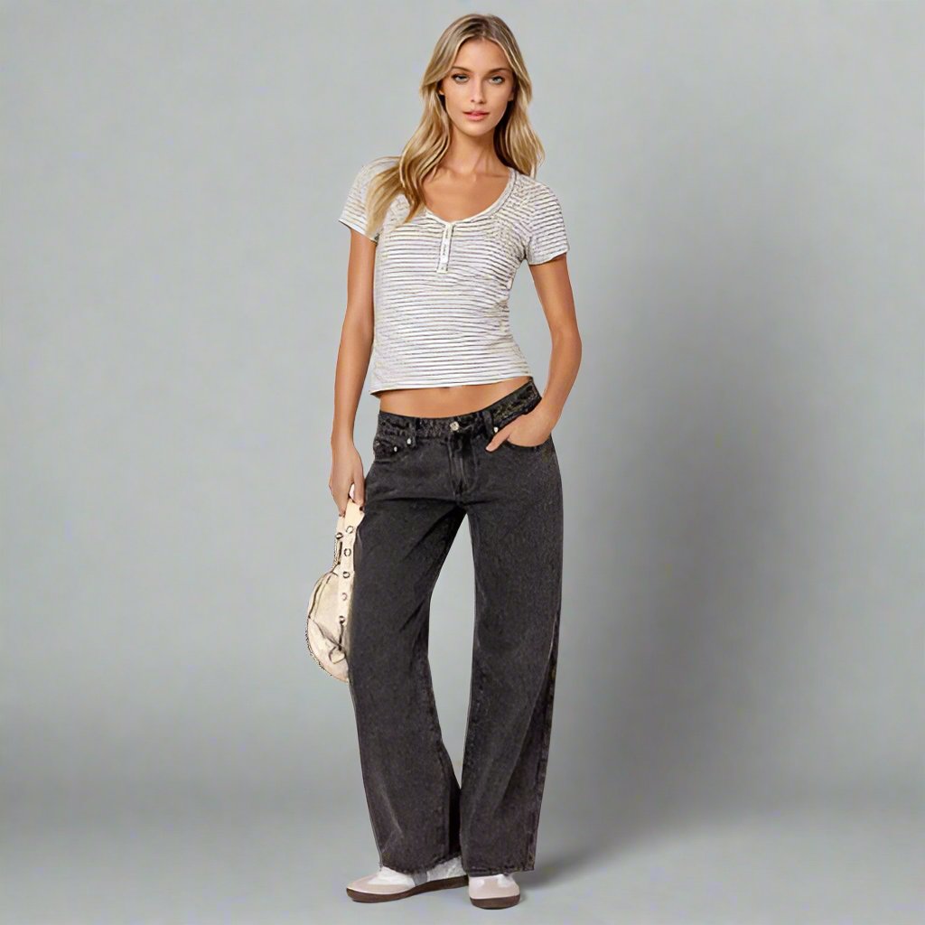 Mirla | Låga jeans-Eva Jonsson