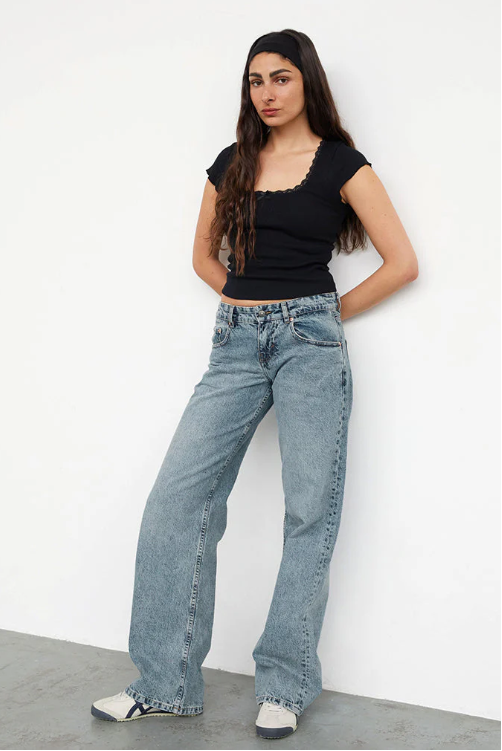 Mirla | Låga jeans-Eva Jonsson