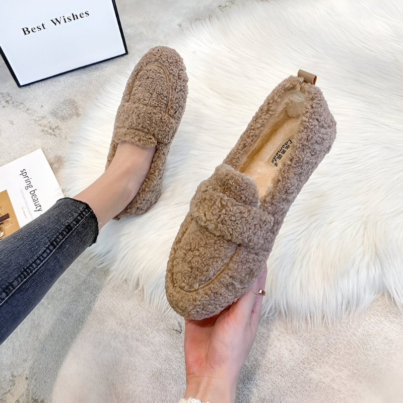 Mirla | Lammfell Loafers-Eva Jonsson