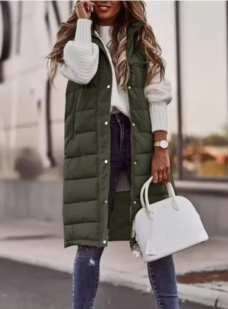 Mirla | Lång Bodywarmer-Eva Jonsson