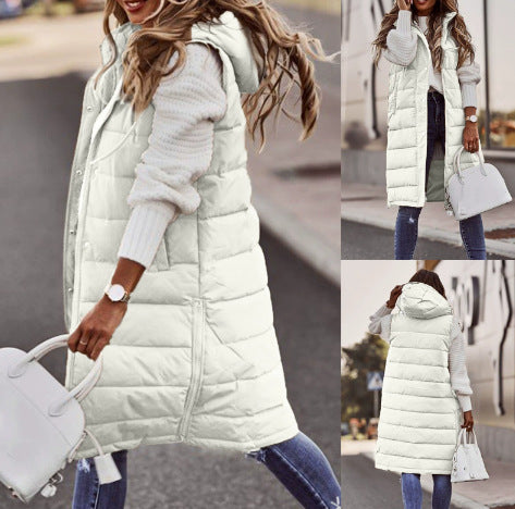 Mirla | Lång Bodywarmer Väst Camilla-Eva Jonsson