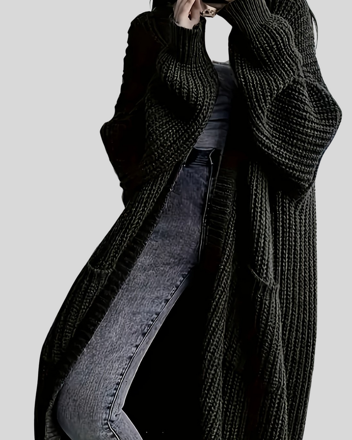 Mirla | Lång Elegant Cardigan-Eva Jonsson